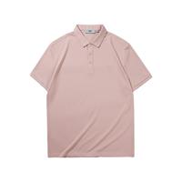 HLA海澜之家POLO衫24新山不在高系列翻领短袖男夏季HNTPW2W041A 凉感-粉红2E 2XL -185/100A