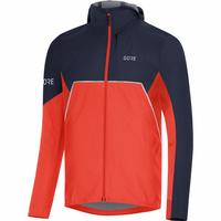 GORE WEAR R7 男士跑步连帽夹克,部分GORE-TEX INFINIUM,S 码,水肺蓝/球蓝色