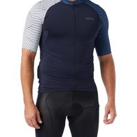 GORE WEAR 成人 男性 自行车骑行服 自行车 赛车 长袖 Orbit BlueWhite 尺码Medium