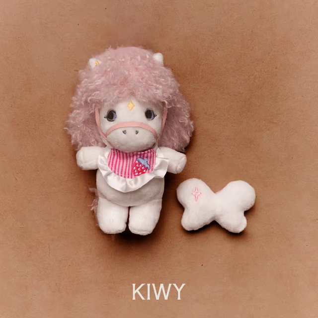 KIWY 2026马年吉祥物本命年小马玩偶【心愿牧场系列】莓烦恼WIWI马年挂件
