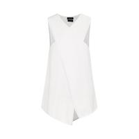 Massimo Dutti 【纯棉】女式时尚气质v领休闲舒适百搭针织T恤