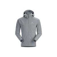 始祖鸟(ARC'TERYX)男款软壳衣GAMMA SL HOODY刺绣鸟标连帽单层冲锋衣防风透气 BLACK黑色 M