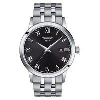 天梭(TISSOT)瑞士手表 梦媛系列钢带石英男表T129.410.11.053.00