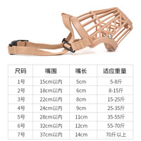 养只宠物 狗狗嘴套防咬防叫防乱吃口罩小型犬宠物嘴罩泰迪用品（嘴围15cm以内5-8斤）