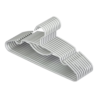 禧天龙 防滑无痕晾衣架 加厚加粗 10只装