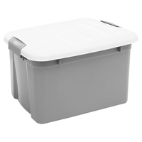  Citylong/禧天龙 塑料杂物收纳箱  【冰河灰24L】 44.5*33*25cm 1个装 【冰河灰24L】44.5*33.7*25 24升