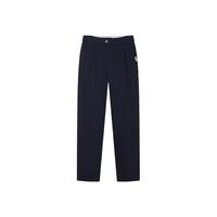 Teenie Weenie小熊春装季卡其色休闲长裤子气质时尚通勤阔腿直筒裤 藏青色 M (165) 165/M