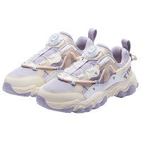 FILA/斐乐 猫爪跑鞋 儿童跑步鞋 旋钮扣 阴霞紫/奶白-EG 36