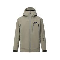 哈雷汉森【明星私服】HELLY HANSEN/HH 中国ODIN户外硬壳服奥丁冲锋衣 雪松灰—男 2XL