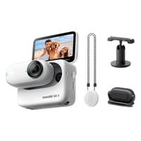 Insta360影石go3sGO 3S 4K拇指相机 Vlog骑行亲子宠物运动相机防水防抖摄像机口 【亲子套装】 128G