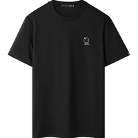 海澜之家(HLA)T恤男三体联名系列25夏季三体文明超级符号系列短袖男夏 黑色26 M 170/88A 125~136斤