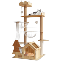 珑小宠 猫爬架大型猫窝猫架四季通用宠物猫玩具 剑麻猫爬树猫抓板猫跳台猫爬架 珑小宠 147cm 6层