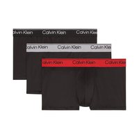卡尔文·克莱恩 男士新款短裤CK三条装平角内裤四角短裤男