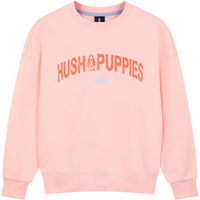 暇步士(Hush Puppies)童装儿童卫衣26春男童圆领套头衫女童上衣 星橘粉 170
