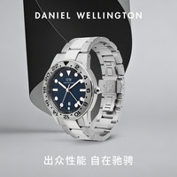 丹尼尔惠灵顿(DanielWellington)DW男士手表GMT小精钢商务简约男士石英欧美腕表 新年