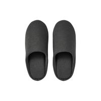 無印良品 MUJI（無印良品 ） 男女通用 棉平织 可水洗室内拖鞋 棉拖鞋 男鞋女鞋 深灰色 27.5 cm/XL/45码(2.0)