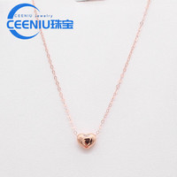 CEENIU 闪亮 18k金项链 吊坠