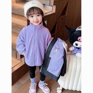 女童外套2025加厚童装春秋冬加绒防风中大童儿童二合一冲锋衣女童