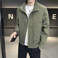 工装外套男春秋季2025年潮流时尚休闲立领夹克男士秋装上衣服