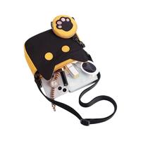 NOXXON 可爱猫咪 女士单肩包 中包 黑色