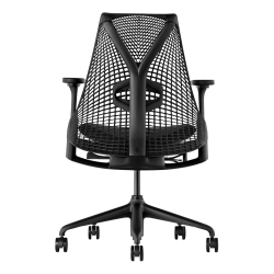 赫曼米勒 HERMAN MILLER）Sayl灰白色升降扶手无腰托 人体工学椅电脑椅办公椅 质保12年