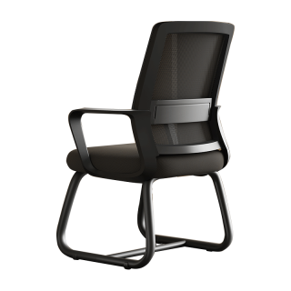 树浩 电脑椅办公椅子 海绵款-黑框黑网