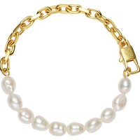 京润珍珠 手链逢迎925银淡水珍珠手链6-7mm巴洛克手链新年 6-7mm 17cm