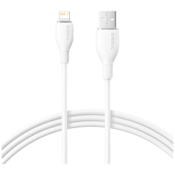 倍思 快充 苹果数据线  Lightning USB-A 2.4A PVC 白 27W