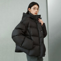 年货大集：艾莱依 泡芙Pro【700+高蓬】90%绒连帽下摆抽绳羽绒服 6025704063