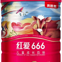 贝因美 【老爸评测】贝因美红爱666儿童成长4段奶粉450g含HMO