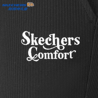  SKECHERS/斯凯奇 时尚百搭 女童长裤  碳黑/0018 170