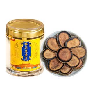 御鹿臻品非遗梅花鹿茸红粉片10克 DNA保真