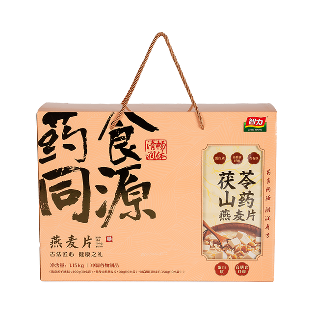 智力 食同源 燕麦片  麦片礼盒1150g 礼盒装