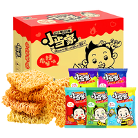 Uni-President统一小当家干脆面休闲怀旧解馋零食掌心脆点心干吃面多口味混合 20g*5袋