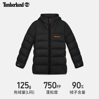 添柏岚（Timberland）男装羽绒服鹅绒户外保暖防泼水|A5M6P A5M6P001/黑色 M (175/100A)