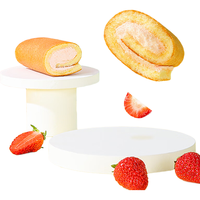 达利园瑞士卷240g/12枚早餐夹心蛋糕休闲零食甜品小吃草莓味巧克力味 【混合口味】200g*3袋 瑞士卷