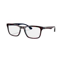 雷朋（RayBan）光学镜架男女款全框舒适框架近视镜框0RX5279F 5973红玳瑁色配碧蓝色镜框55mm 尺寸55