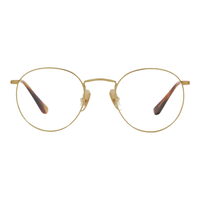 雷朋（RayBan）光学镜架钛材圆形眼镜框轻质近视镜框0RX8247V可 1226磨砂拉丝金色镜框 尺寸47