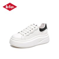 Lee Cooper 女士厚底小白鞋 LCQBCA2251352