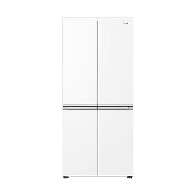 PLUS会员：海尔 小红花系列 BCD-500WGHTDEDWVU1 风冷十字门冰箱 500L 冰雪白 包安装/上门