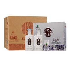 习酒 银质 53度 酱香型白酒 500ml*2*3盒 礼盒整箱装