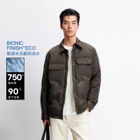保暖服饰：杰克琼斯 【750+高蓬】90%鹅绒防泼水轻薄羽绒服