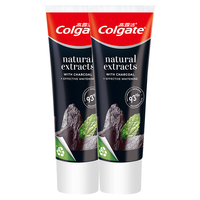 Colgate/高露洁 去牙渍 牙膏套装+炭丝牙刷 3支