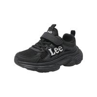 Lee 网面透气 黑色 30码 儿童运动鞋