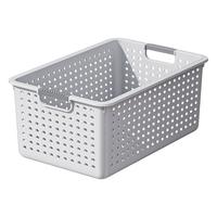 佳帮手厨房收纳盒 日式杂物收纳筐家用桌面浴室宿舍办公整理收纳篮