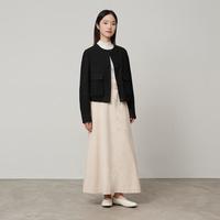 MUJI无印良品 女式弹力起毛开衫式夹克