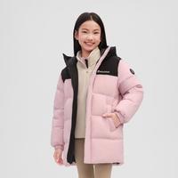 波司登 儿童中长款连帽加厚羽绒服