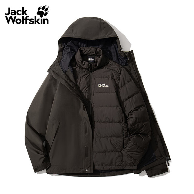 Jack Wolfskin JOYFUL 男款羽绒内胆三合一冲锋衣 600蓬鹅绒 A65468