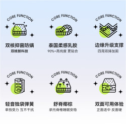 喜临门 梦蝶pro乳胶床垫独袋弹簧防螨双睡感床垫 梦蝶pro 1.5*2米(