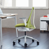 赫曼米勒 HERMAN MILLER）Sayl橄榄绿4D扶手带腰托 人体工学椅电脑椅办公椅 质保12年